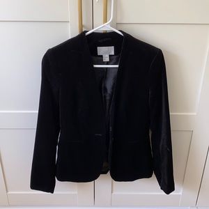 H&M Black Velvet Blazer